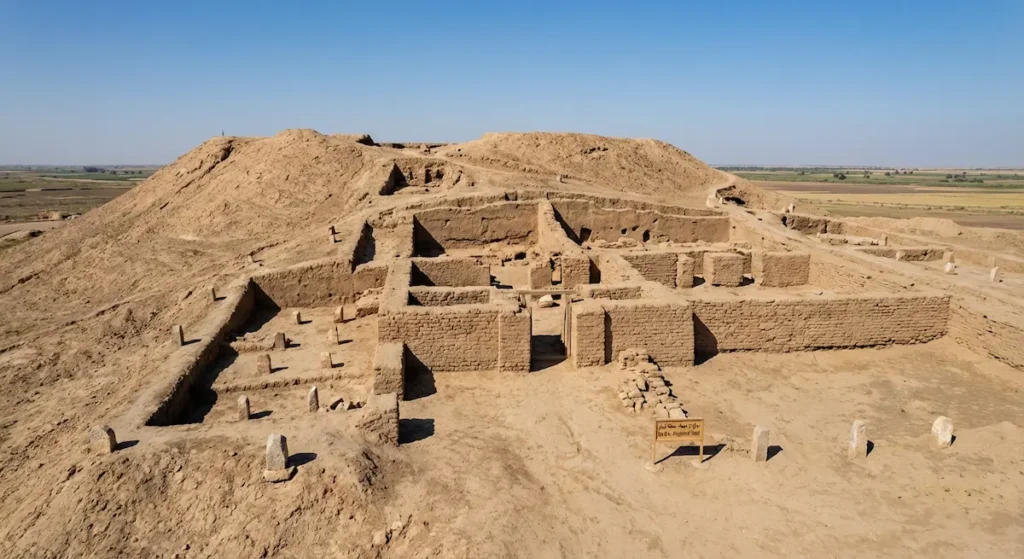 موقع تل البيعة الأثري في الرقة حيث قامت مملكة توتول في الألف الثالث قبل الميلاد