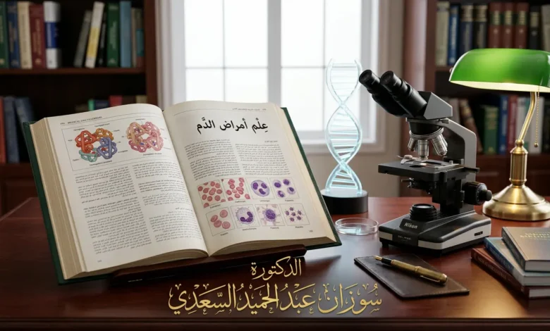 الدكتورة سوزان عبد الحميد السعدي طبيبة سورية واستشارية أمراض دم