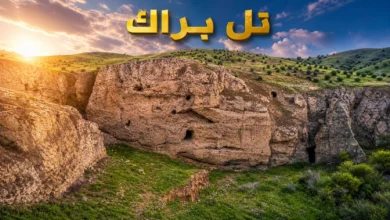 صورة قريبة لتل براك في سوريا