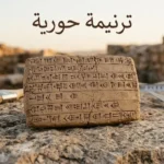 لوح طيني مسماري يحمل ترنيمة حورية رقم 6، أقدم نوتة موسيقية مكتوبة في التاريخ، مكتشف في أوغاريت السورية