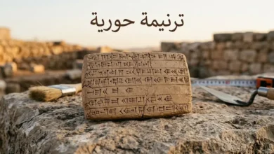 لوح طيني مسماري يحمل ترنيمة حورية رقم 6، أقدم نوتة موسيقية مكتوبة في التاريخ، مكتشف في أوغاريت السورية