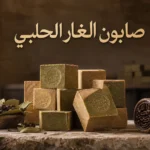 مكعبات صابون الغار الحلبي التقليدي مرصوصة داخل مصبنة حلبية قديمة