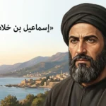 صورة تخيّلية لوجه إسماعيل بن خلاد البعلبكي زعيم الإسحاقية في مطلع القرن الخامس الهجري، بخلفية ساحل جبلة السوري — رسم تاريخي للأغراض التوضيحية لا يمثّل ملامح موثّقة.